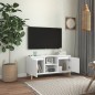 vidaXL TV-Schrank mit Massivholz-Beinen Weiß 103,5x30x50 cm vidaXL TV-Schrank mit Massivholz-Beinen Weiß 103,5x30x50 cm