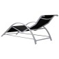 vidaXL Sonnenliegen 2 Stk. mit Tisch Aluminium Schwarz vidaXL Sonnenliegen 2 Stk. mit Tisch Aluminium Schwarz