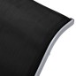 vidaXL Sonnenliegen 2 Stk. mit Tisch Aluminium Schwarz vidaXL Sonnenliegen 2 Stk. mit Tisch Aluminium Schwarz