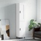 Highboard Weiß 34,5x34x180 cm Holzwerkstoff Highboard Weiß 34,5x34x180 cm Holzwerkstoff