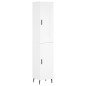 Highboard Weiß 34,5x34x180 cm Holzwerkstoff Highboard Weiß 34,5x34x180 cm Holzwerkstoff