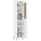 Highboard Weiß 34,5x34x180 cm Holzwerkstoff Highboard Weiß 34,5x34x180 cm Holzwerkstoff