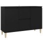 vidaXL Sideboard Schwarz 103,5x35x70 cm Holzwerkstoff vidaXL Sideboard Schwarz 103,5x35x70 cm Holzwerkstoff