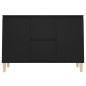 vidaXL Sideboard Schwarz 103,5x35x70 cm Holzwerkstoff vidaXL Sideboard Schwarz 103,5x35x70 cm Holzwerkstoff