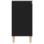vidaXL Sideboard Schwarz 103,5x35x70 cm Holzwerkstoff vidaXL Sideboard Schwarz 103,5x35x70 cm Holzwerkstoff