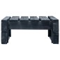 Outdoor-Ottomane Paletten Holz Schwarz Outdoor-Ottomane Paletten Holz Schwarz