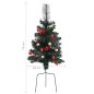 Künstliche Weihnachtsbäume 2 Stk. 76 cm PVC Künstliche Weihnachtsbäume 2 Stk. 76 cm PVC