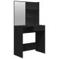 Schminktisch mit Spiegel Schwarz 74,5x40x141 cm Schminktisch mit Spiegel Schwarz 74,5x40x141 cm