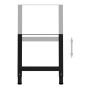 Werkbankgestell Verstellbar 2 Stk. Metall 55x(69-95,5) cm Werkbankgestell Verstellbar 2 Stk. Metall 55x(69-95,5) cm