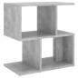 vidaXL Nachttisch Betongrau 50x30x51,5 cm Holzwerkstoff vidaXL Nachttisch Betongrau 50x30x51,5 cm Holzwerkstoff