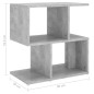 vidaXL Nachttisch Betongrau 50x30x51,5 cm Holzwerkstoff vidaXL Nachttisch Betongrau 50x30x51,5 cm Holzwerkstoff