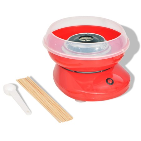 vidaXL Zuckerwattemaschine 480 W Rot 