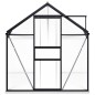 Gewächshaus mit Fundament Anthrazit Aluminium 9,31 m² Gewächshaus mit Fundament Anthrazit Aluminium 9,31 m²