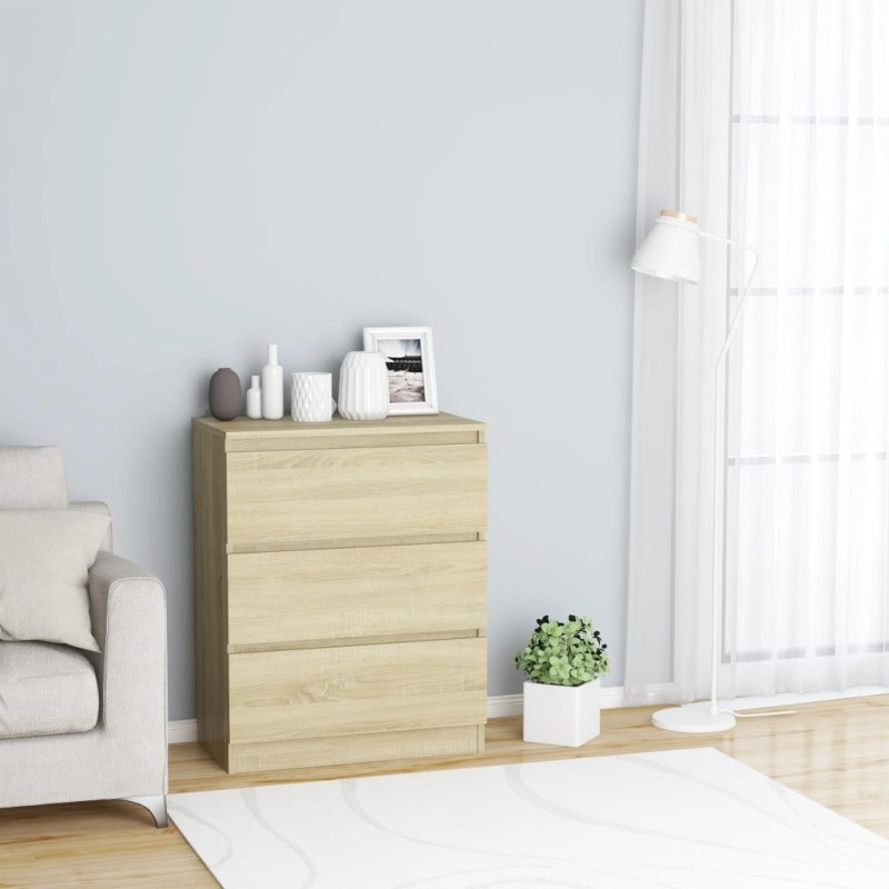 Sideboard Sonoma-Eiche 60x35x76 cm Holzwerkstoff Sideboard Sonoma-Eiche 60x35x76 cm Holzwerkstoff