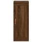 Highboard Braun Eichen-Optik 34,5x34x180 cm Holzwerkstoff Highboard Braun Eichen-Optik 34,5x34x180 cm Holzwerkstoff