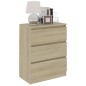 Sideboard Sonoma-Eiche 60x35x76 cm Holzwerkstoff Sideboard Sonoma-Eiche 60x35x76 cm Holzwerkstoff