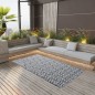 vidaXL Outdoor-Teppich Weiß und Schwarz 190x290 cm PP vidaXL Outdoor-Teppich Weiß und Schwarz 190x290 cm PP