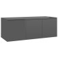TV-Schrank Hochglanz-Grau 80x34x30 cm Holzwerkstoff TV-Schrank Hochglanz-Grau 80x34x30 cm Holzwerkstoff
