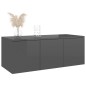 TV-Schrank Hochglanz-Grau 80x34x30 cm Holzwerkstoff TV-Schrank Hochglanz-Grau 80x34x30 cm Holzwerkstoff