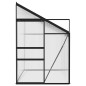 Gewächshaus Anthrazit Aluminium 5,02 m³ Gewächshaus Anthrazit Aluminium 5,02 m³