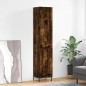 Highboard Räuchereiche 34,5x34x180 cm Holzwerkstoff Highboard Räuchereiche 34,5x34x180 cm Holzwerkstoff
