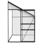Gewächshaus Anthrazit Aluminium 5,02 m³ Gewächshaus Anthrazit Aluminium 5,02 m³
