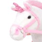 Plüschtier Einhorn Stehend Plüsch Weiß und Rosa XXL Plüschtier Einhorn Stehend Plüsch Weiß und Rosa XXL