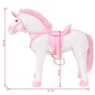 Plüschtier Einhorn Stehend Plüsch Weiß und Rosa XXL Plüschtier Einhorn Stehend Plüsch Weiß und Rosa XXL
