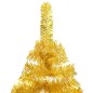 Künstlicher Weihnachtsbaum mit Ständer Golden 150 cm PET Künstlicher Weihnachtsbaum mit Ständer Golden 150 cm PET