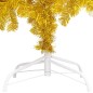 Künstlicher Weihnachtsbaum mit Ständer Golden 150 cm PET Künstlicher Weihnachtsbaum mit Ständer Golden 150 cm PET