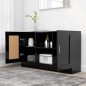 Sideboard Schwarz 120x30,5x70 cm Holzwerkstoff Sideboard Schwarz 120x30,5x70 cm Holzwerkstoff