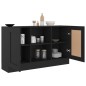 Sideboard Schwarz 120x30,5x70 cm Holzwerkstoff Sideboard Schwarz 120x30,5x70 cm Holzwerkstoff