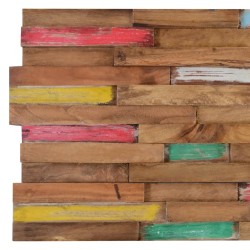 Wandverkleidung 10 Stk. 1,03 m² Massivholz Teak