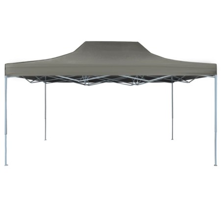 Profi-Partyzelt Faltbar 3×4 m Stahl Anthrazit