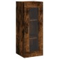 Highboard Räuchereiche 34,5x34x180 cm Holzwerkstoff Highboard Räuchereiche 34,5x34x180 cm Holzwerkstoff