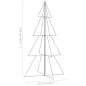 Weihnachtsbaum Kegelform 360 LEDs Indoor und Outdoor 143x250 cm Weihnachtsbaum Kegelform 360 LEDs Indoor und Outdoor 143x250 cm