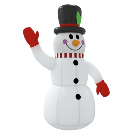 vidaXL Aufblasbarer Schneemann mit LEDs 300 cm