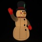 vidaXL Aufblasbarer Schneemann mit LEDs 300 cm vidaXL Aufblasbarer Schneemann mit LEDs 300 cm