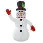 vidaXL Aufblasbarer Schneemann mit LEDs 300 cm vidaXL Aufblasbarer Schneemann mit LEDs 300 cm
