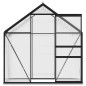 Anlehngewächshaus Anthrazit Aluminium 1,33 m² Anlehngewächshaus Anthrazit Aluminium 1,33 m²