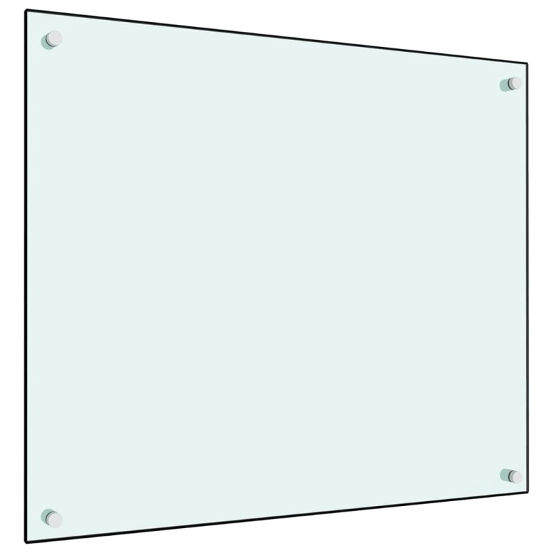 Küchenrückwand Weiß 70x60 cm Hartglas Küchenrückwand Weiß 70x60 cm Hartglas