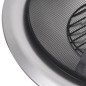 vidaXL Garten-Feuerschale mit Grill Edelstahl 76 cm vidaXL Garten-Feuerschale mit Grill Edelstahl 76 cm