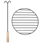 vidaXL Garten-Feuerschale mit Grill Edelstahl 76 cm vidaXL Garten-Feuerschale mit Grill Edelstahl 76 cm