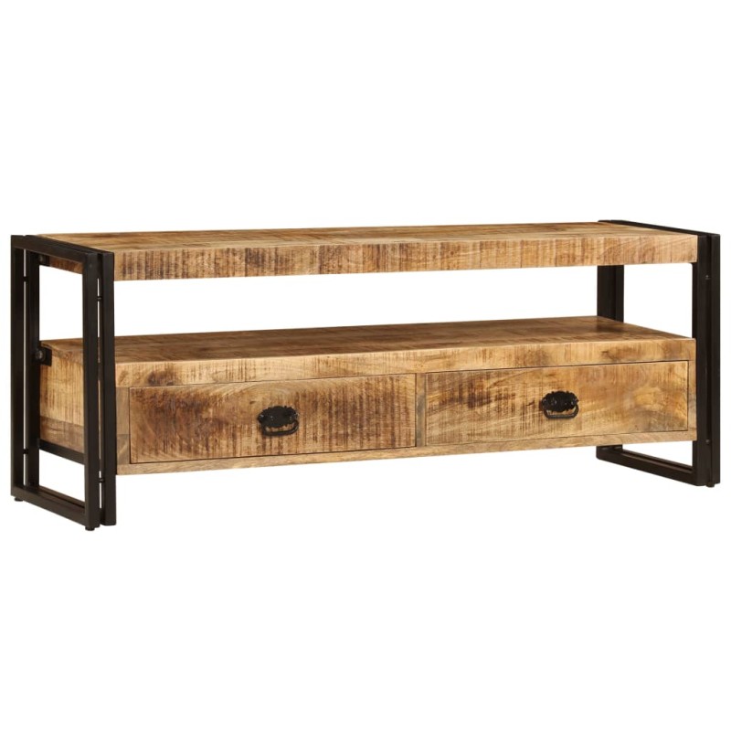 TV-Schrank 120 x 35 x 45 cm Mangoholz Massiv TV-Schrank 120 x 35 x 45 cm Mangoholz Massiv