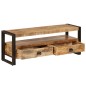 TV-Schrank 120 x 35 x 45 cm Mangoholz Massiv TV-Schrank 120 x 35 x 45 cm Mangoholz Massiv