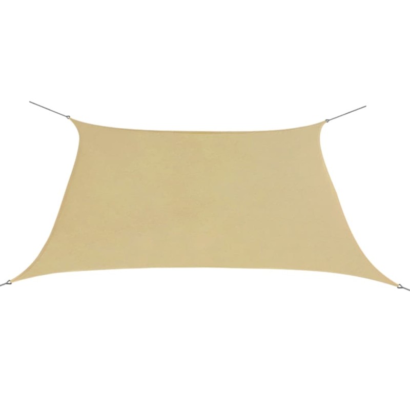 vidaXL Sonnensegel Oxford-Gewebe Quadratisch 3,6x3,6 m Beige vidaXL Sonnensegel Oxford-Gewebe Quadratisch 3,6x3,6 m Beige
