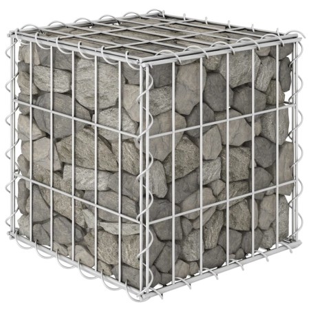 vidaXL Würfel-Gabionen-Hochbeet Stahldraht 30x30x30 cm  