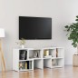 vidaXL TV-Schrank Hochglanz-Weiß 104x30x52cm Holzwerkstoff