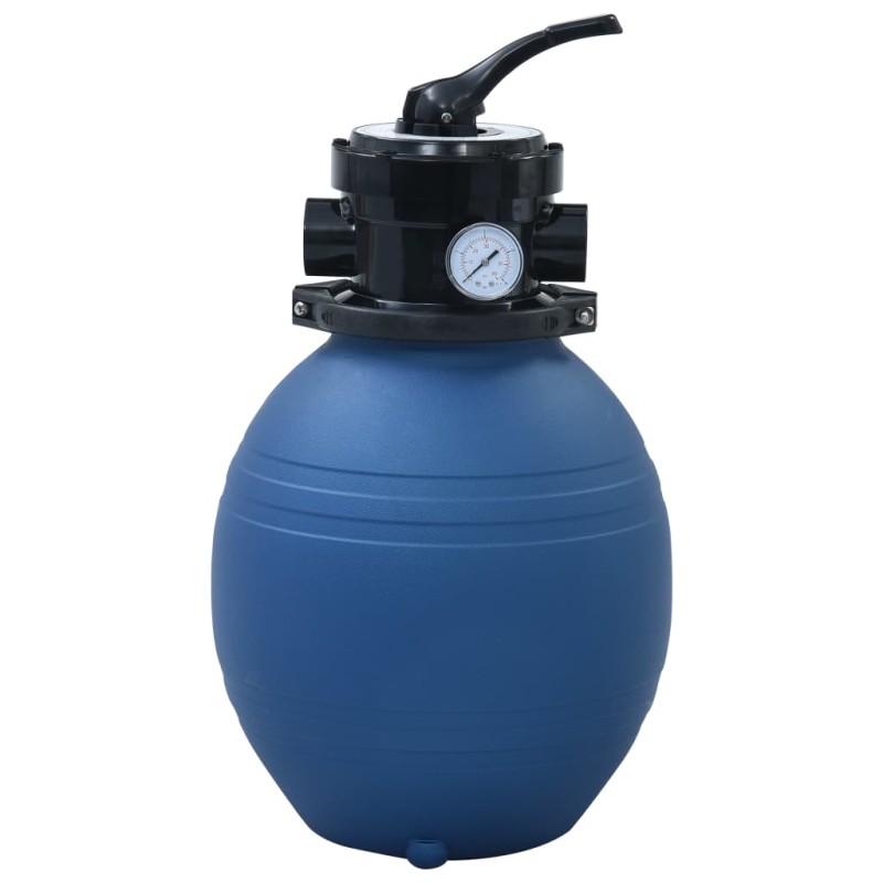 Pool-Sandfilter mit 4-Wege-Ventil Blau 300 mm Pool-Sandfilter mit 4-Wege-Ventil Blau 300 mm