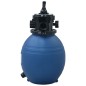 Pool-Sandfilter mit 4-Wege-Ventil Blau 300 mm Pool-Sandfilter mit 4-Wege-Ventil Blau 300 mm